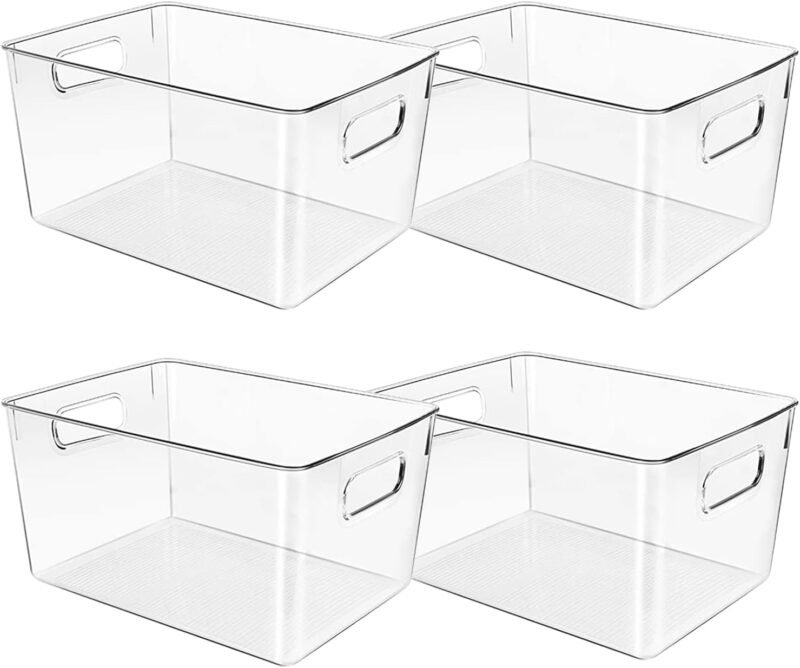 Transform Your Space: The Ultimate Clear Plastic Storage Bins for Effortless Organization