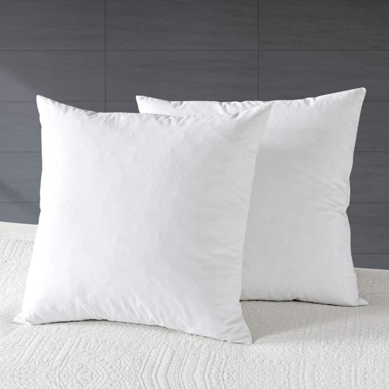 Transform Your Space with APSMILE Organic Feather Down Pillow Inserts: A Soft Touch for Every Room!