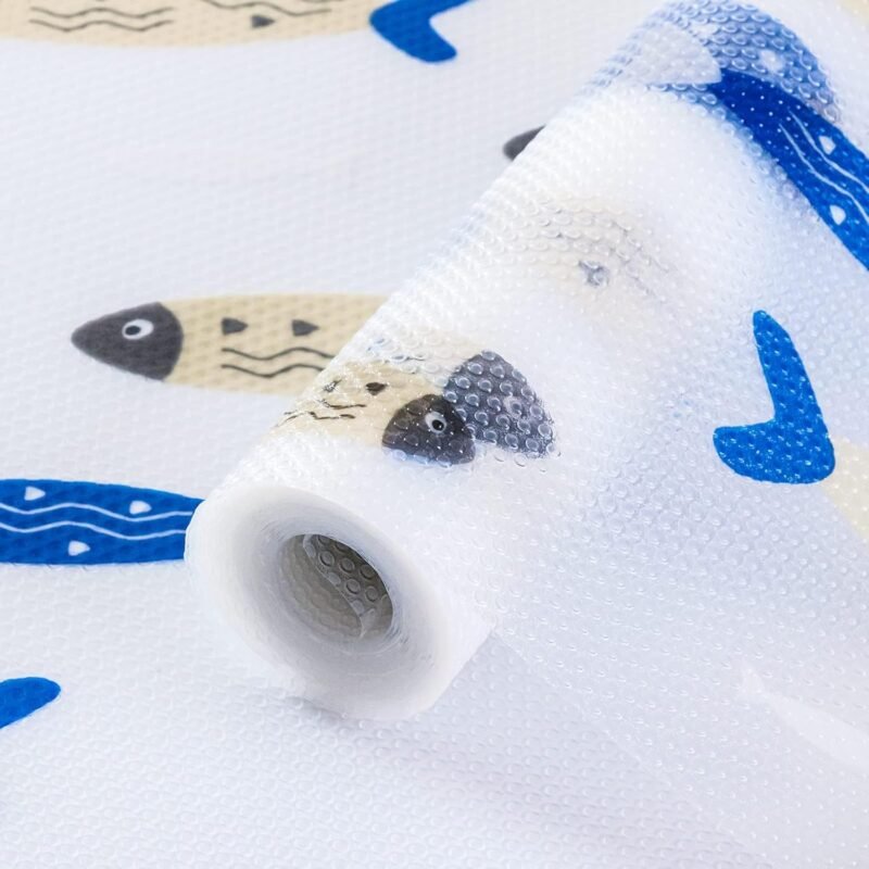 Transform Your Storage: Review of the Bloss Refrigerator Liner with a Fun Fish Design!