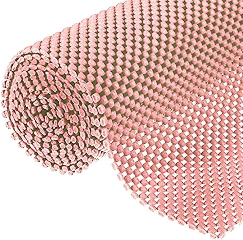 Transform Your Storage: Review of the Non-Slip Pink Shelf Liner Mat!