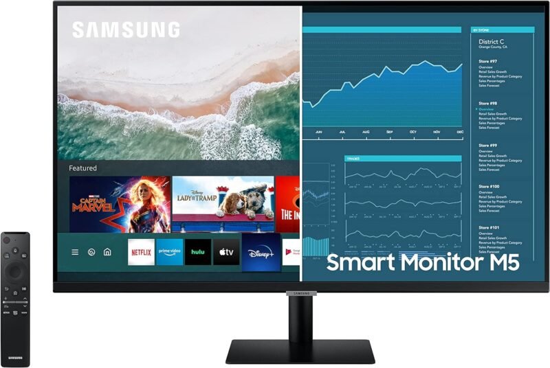 Transform Your Streaming Experience: Review of the SAMSUNG M5 32-Inch Smart Monitor