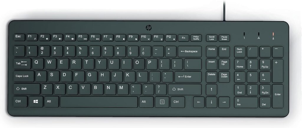Transform Your Typing: Review of the HP 150 Silent-Touch Wired Keyboard