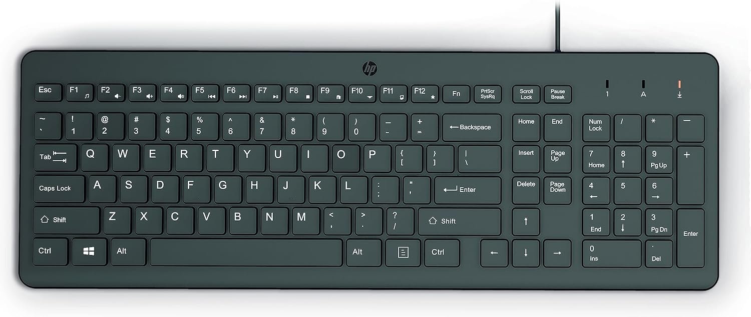 Transform Your Typing: Review of the HP 150 Silent-Touch Wired Keyboard