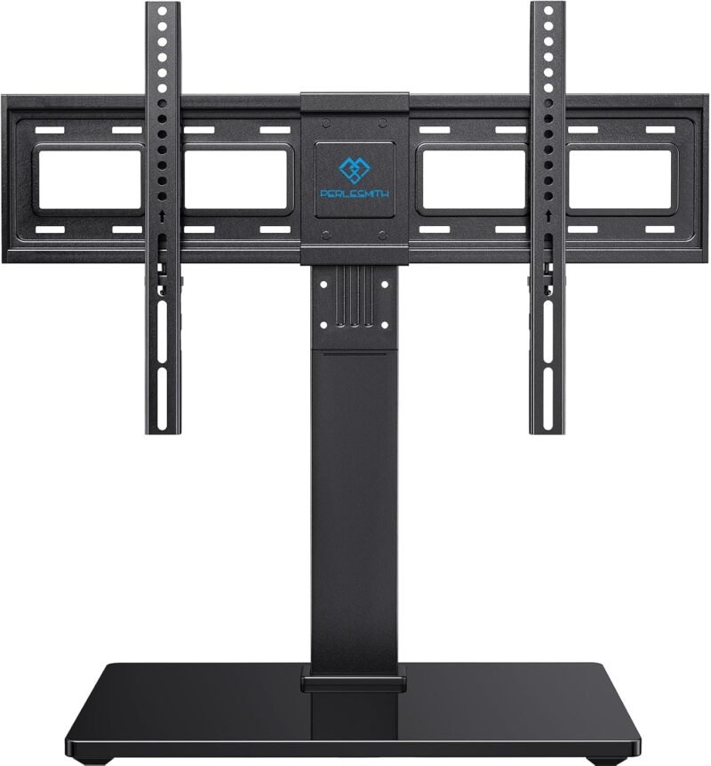 Transform Your Viewing Experience: The PERLESMITH Universal Swivel TV Stand Review
