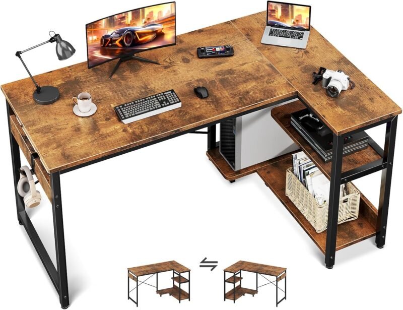 Transform Your Workspace: Casaottima L Shaped Computer Desk Review & Recommendations