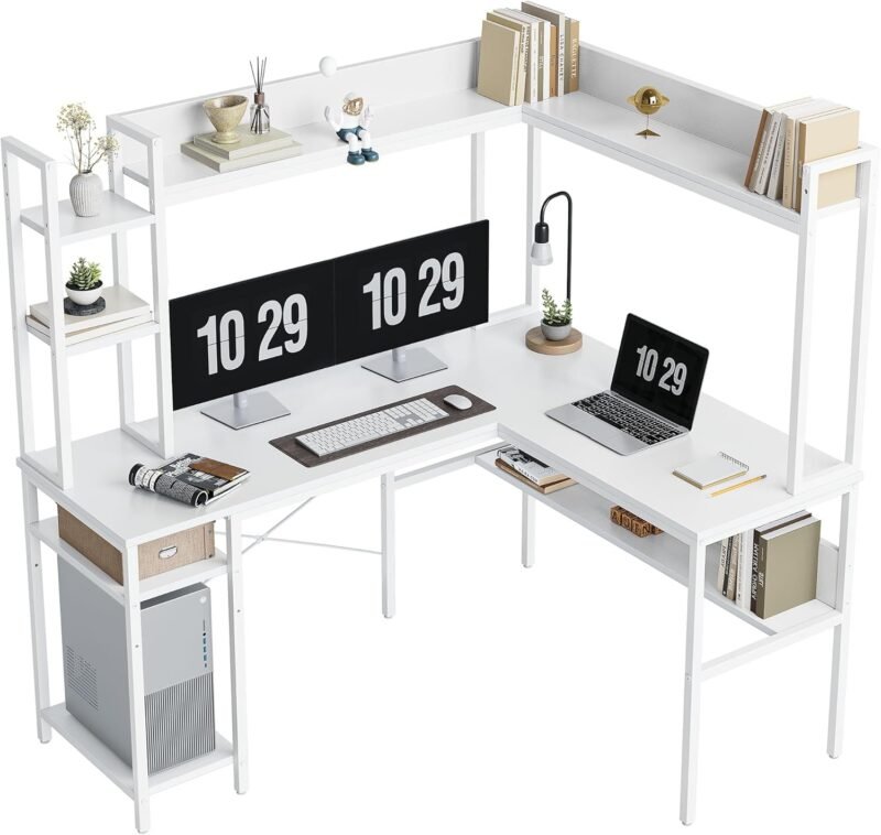 Transform Your Workspace: CubiCubi L Shaped Gaming Desk Review & Setup Tips