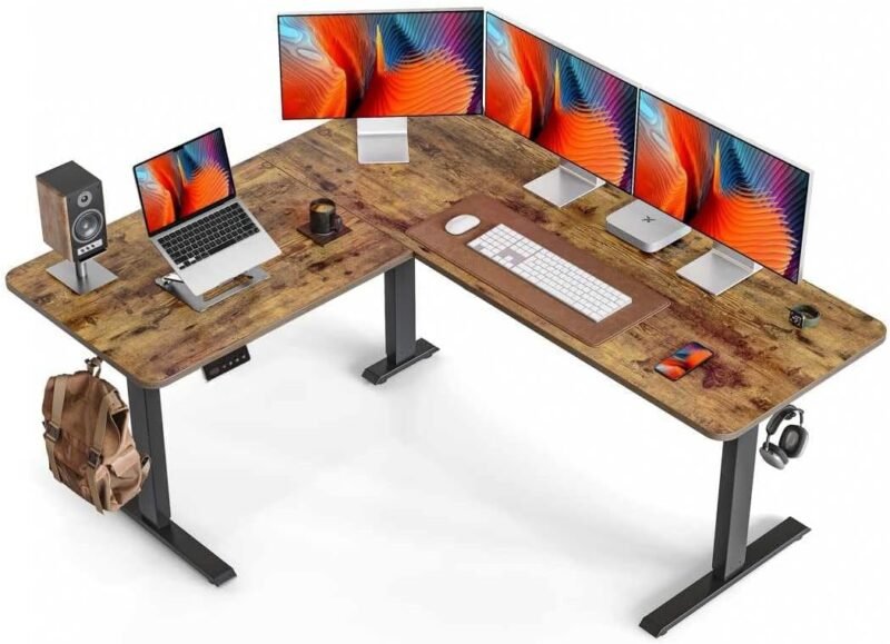Transform Your Workspace: FEZIBO 63" L-Shaped Standing Desk Review