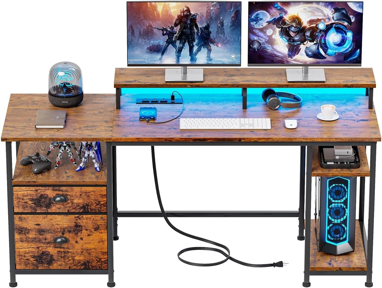 Transform Your Workspace: Furologee 61" Computer Desk Review