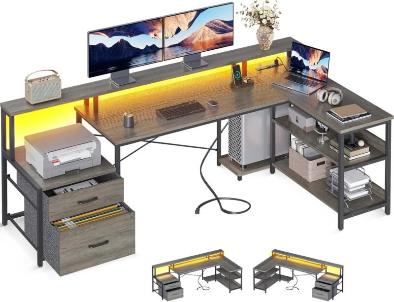 Transform Your Workspace: ODK L Shaped Desk Review for Productivity & Style