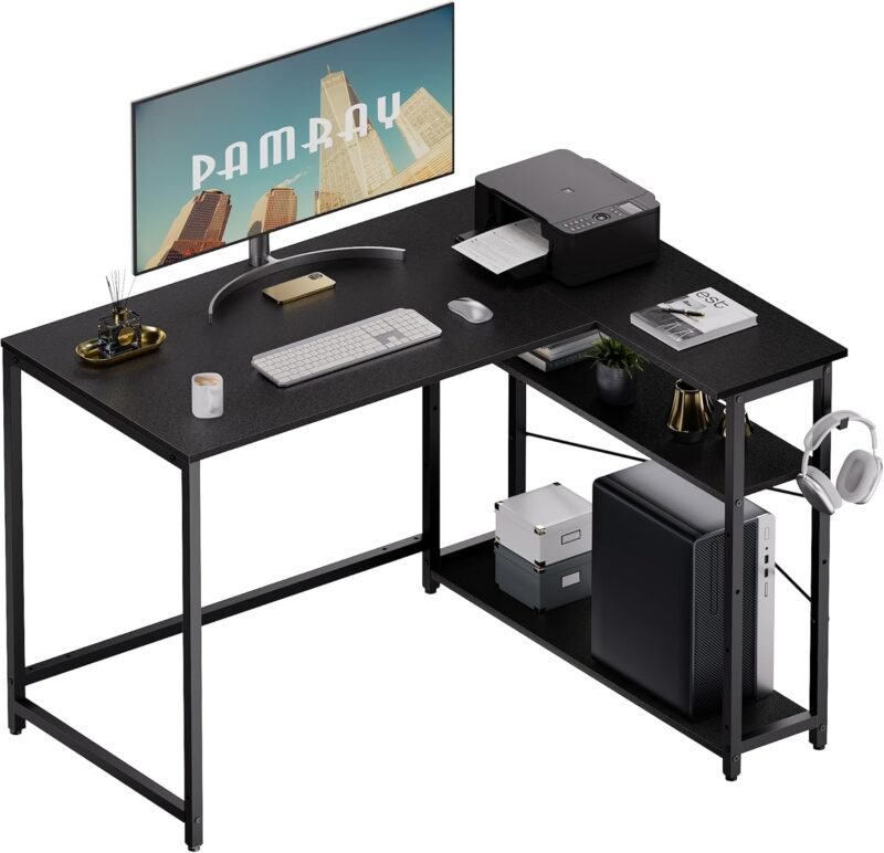 Transform Your Workspace: Pamray 43 Inch L Shaped Desk Review