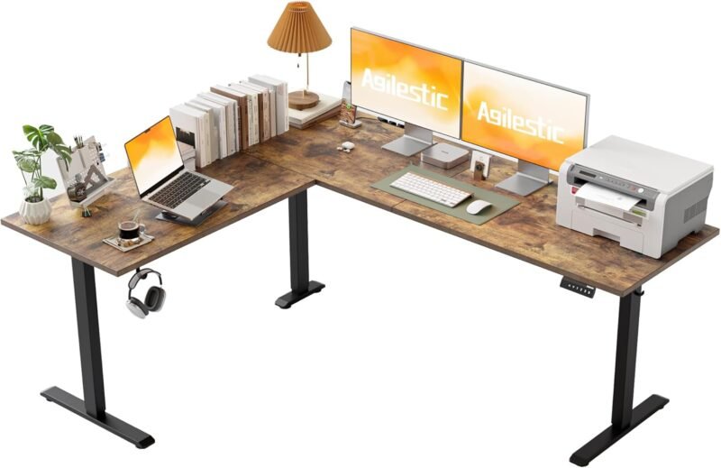 Transform Your Workspace: Review of the Agilestic L-Shaped Adjustable Height Desk