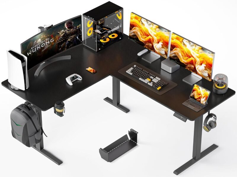 Transform Your Workspace: The Ultimate Review of the 63x55 Reversible L Shaped Standing Desk