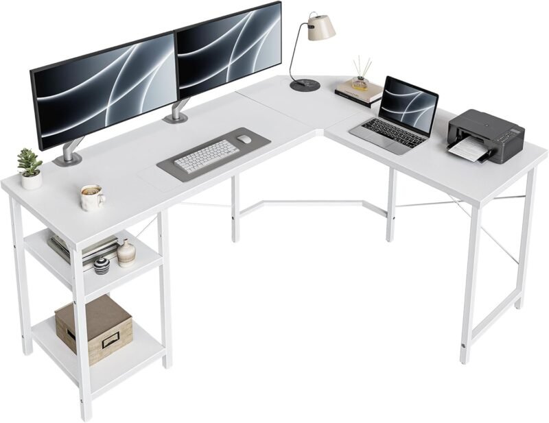 Transform Your Workspace: The Ultimate Review of the CubiCubi L Shaped Desk!
