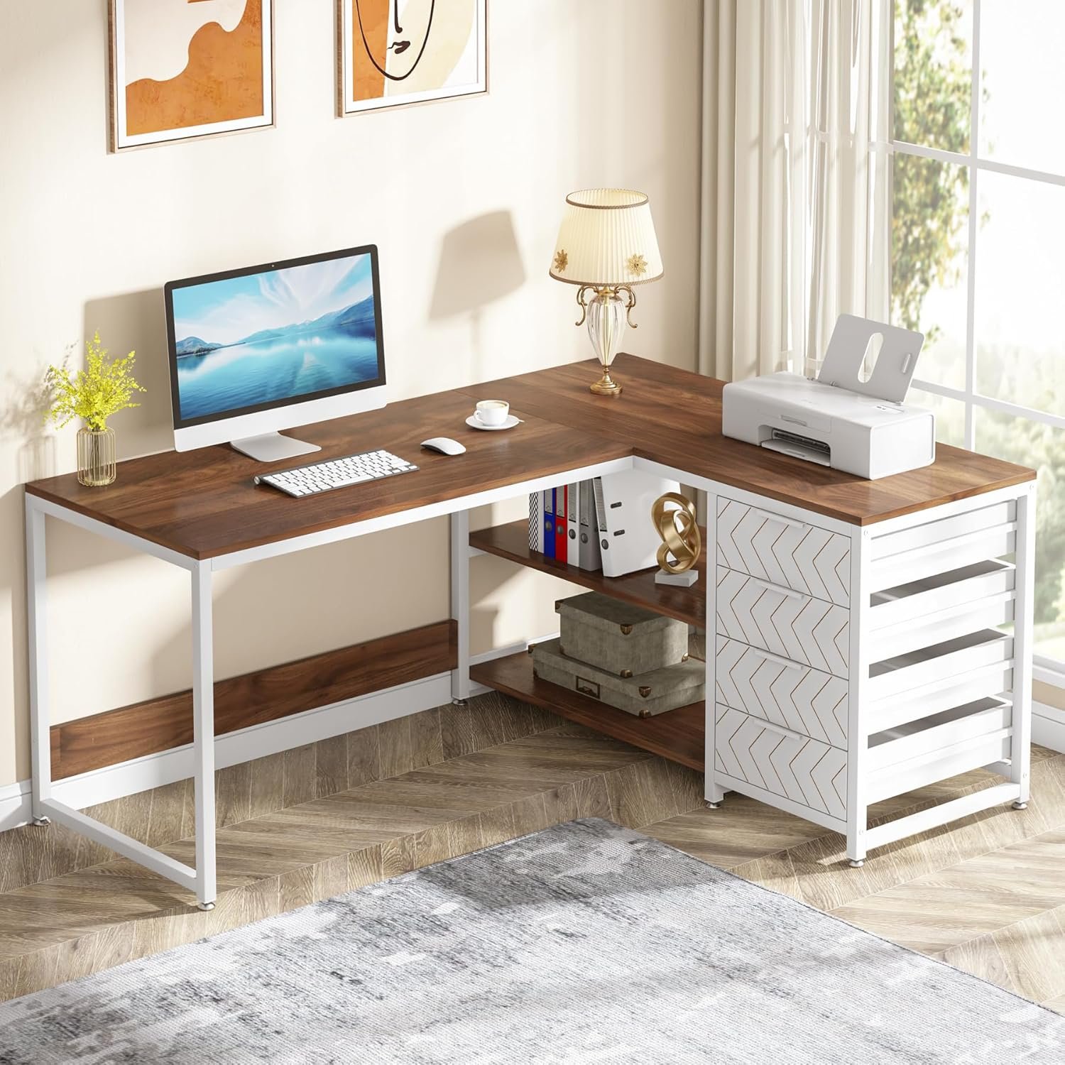 Transform Your Workspace: Tribesigns L-Shaped Desk Review