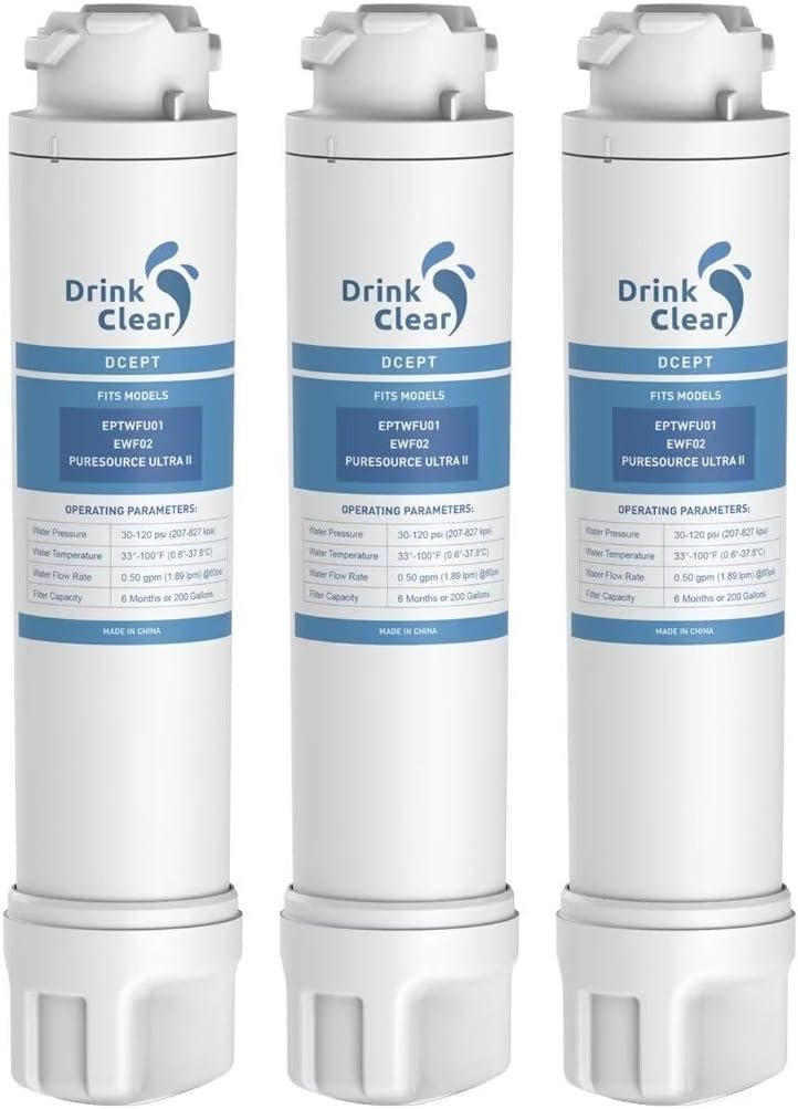 Triple Action Water Filters for Pure Taste: Review of EPTWFU01 Compatible Pack