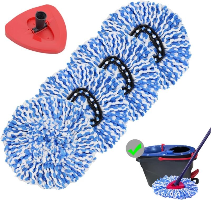 Ultimate Clean: 4 Pack Spin Mop Replacement Heads Review