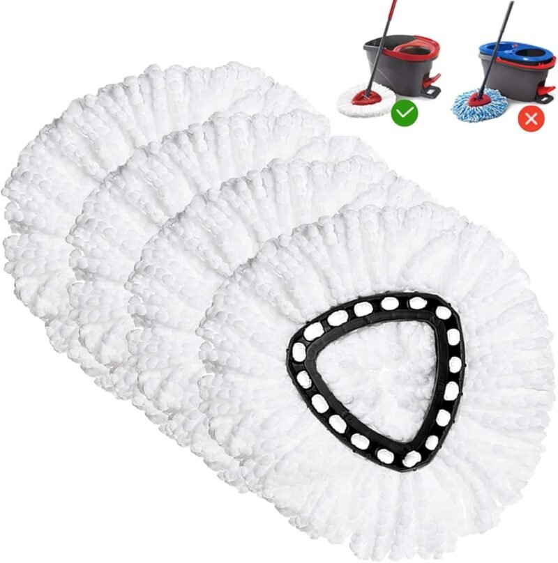 Ultimate Clean: Spin Mop Replacement Heads for a Spotless Shine!