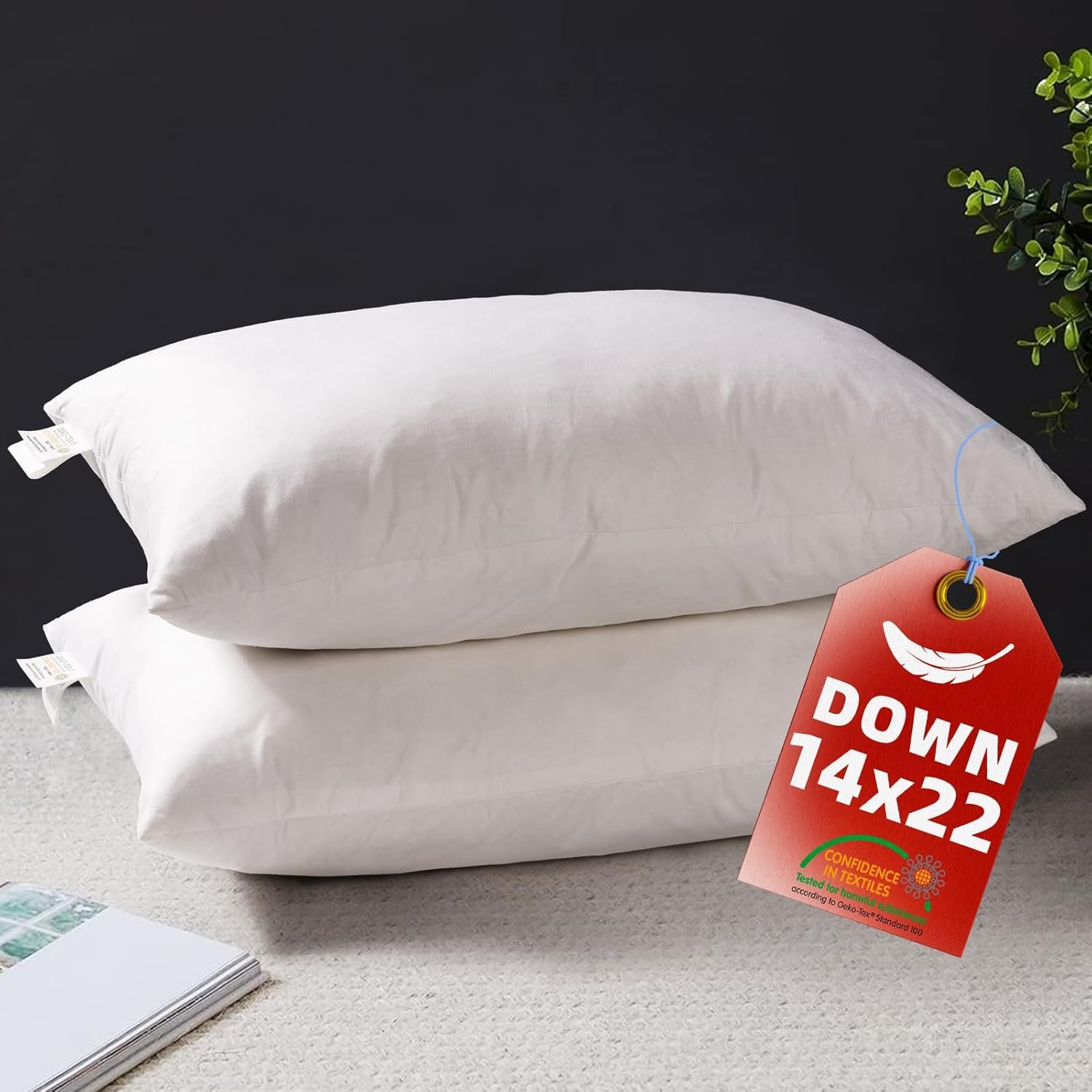 Ultimate Comfort: YSTHER Down Feather Lumbar Pillow Inserts Review