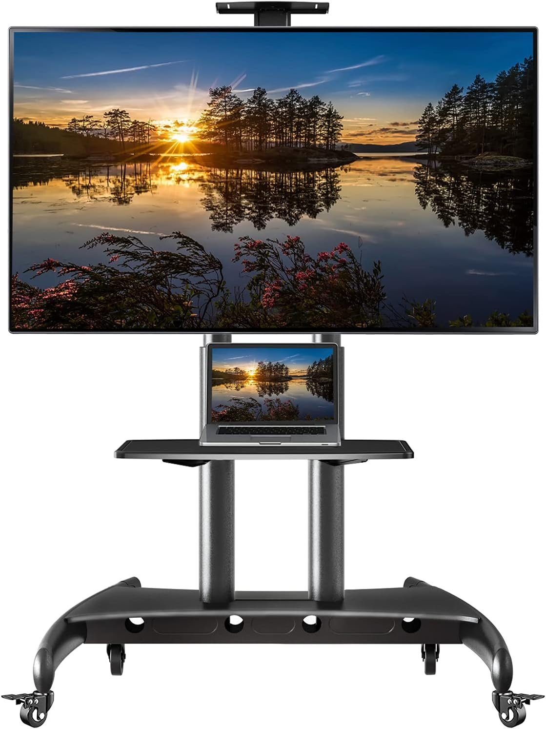 Ultimate Flexibility: NB North Bayou Mobile TV Cart Review for 55"-85" Screens