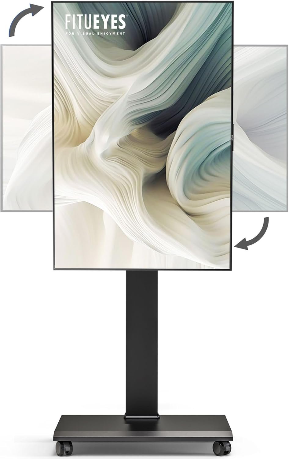 Ultimate Flexibility: Review of the FITUEYES Rolling TV Stand for All Your Viewing Needs