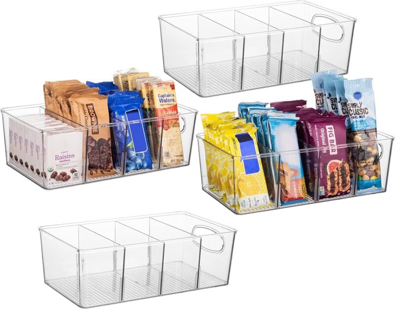 Ultimate Guide to Pantry Organizers: Maximize Space with This 4-Pack Set!