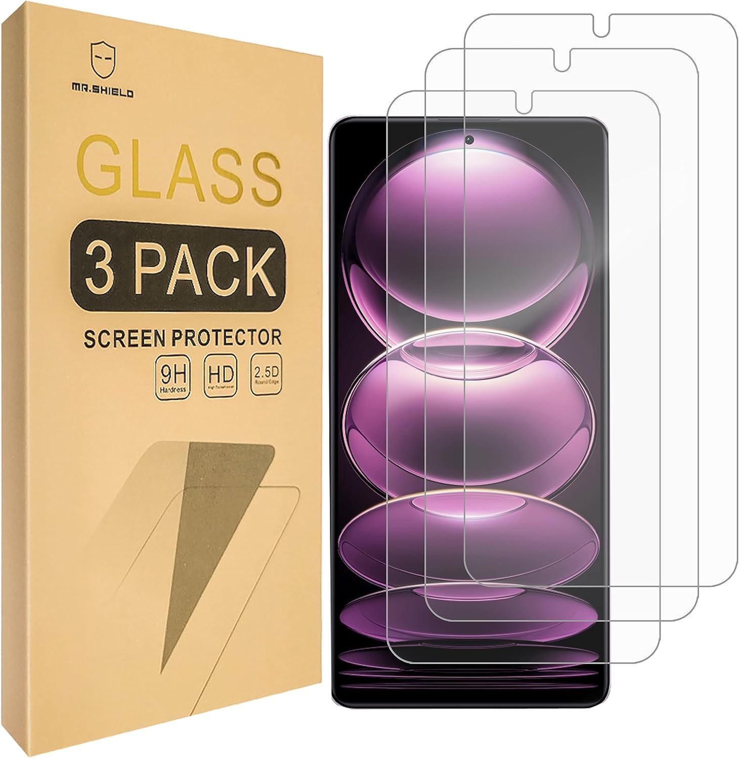 Ultimate Protection: Mr.Shield Tempered Glass Screen Protectors for Redmi Note 12 Series