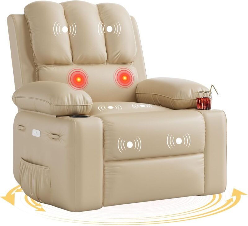 Ultimate Relaxation: Review of the 360° Swivel Electric Massage Recliner Chair
