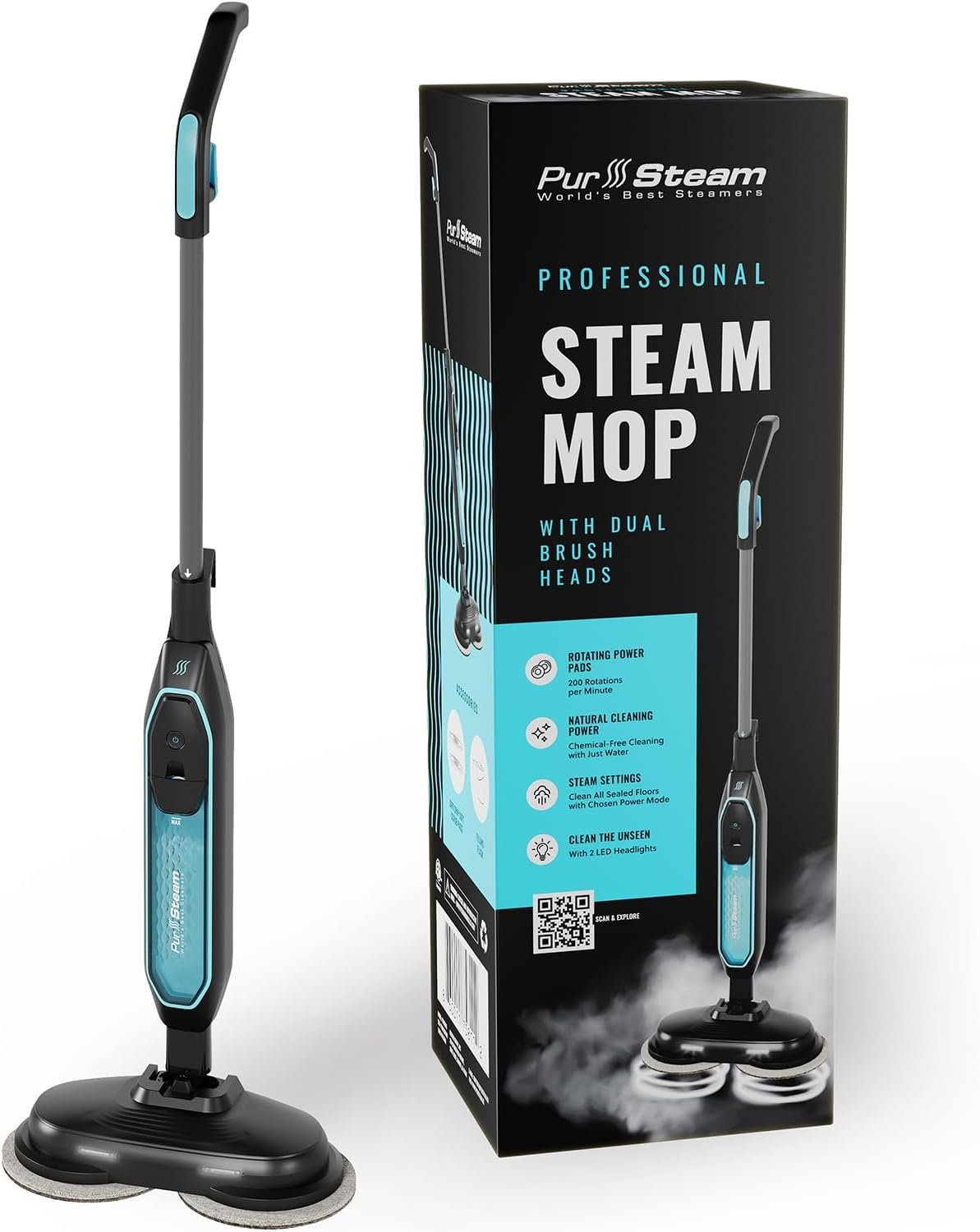 Unleash a Sparkling Clean: Pursteam ScrubMaster Steam Mop Review!