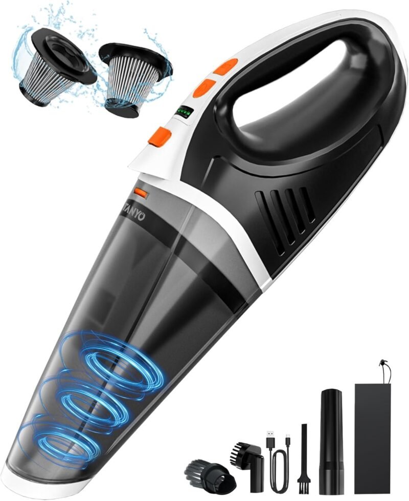 Unleash Clean: TANYO Cordless Handheld Vacuum - Power Meets Portability!