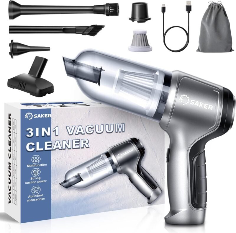 Unleash Cleanliness Anywhere: Saker Handheld Vacuum Cleaner Review