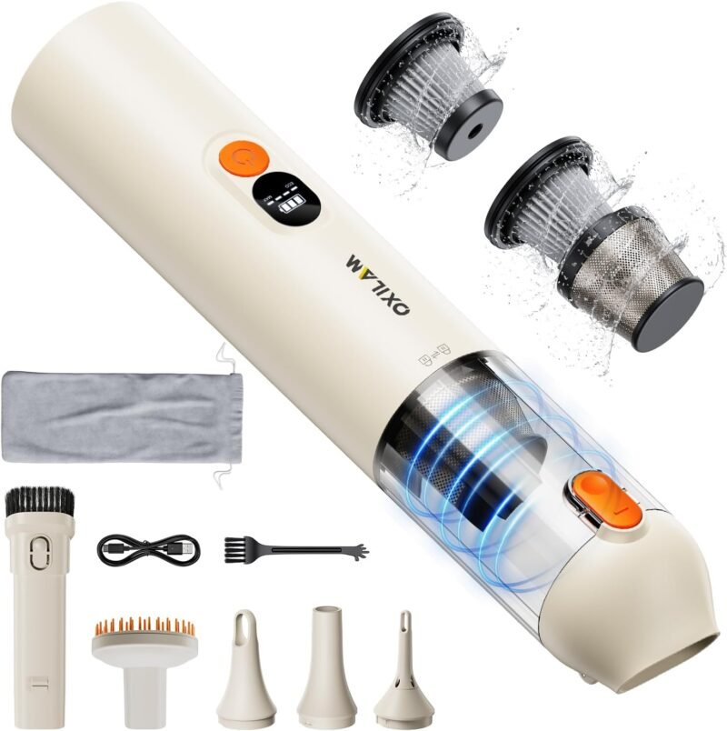 Unleash Cleanliness: OXILAM 4 in 1 Car Vacuum Review – Your Ultimate Portable Cleaning Companion!