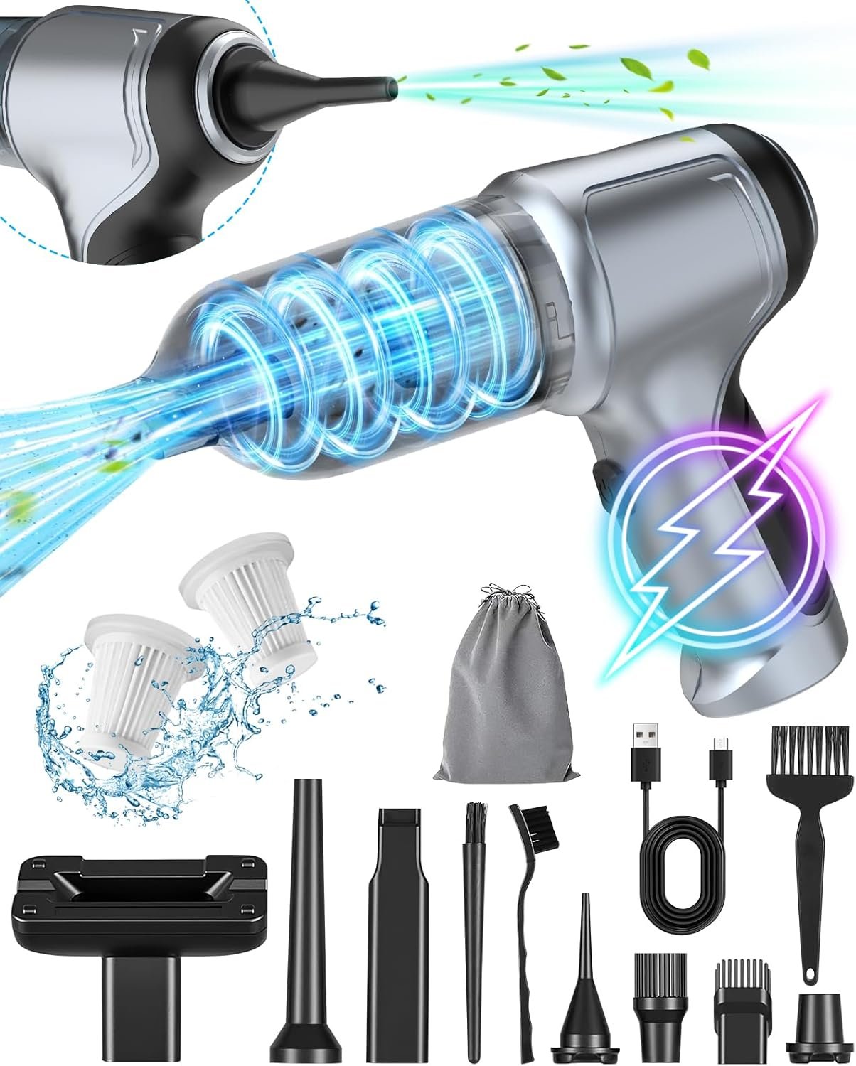 Unleash Cleanliness: The Ultimate 18000Pa Cordless Car Vacuum Review!
