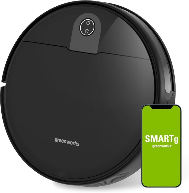 Unleash Cleanliness with the Greenworks GRV-1010: A Smart Robotic Vacuum for Pet Owners!