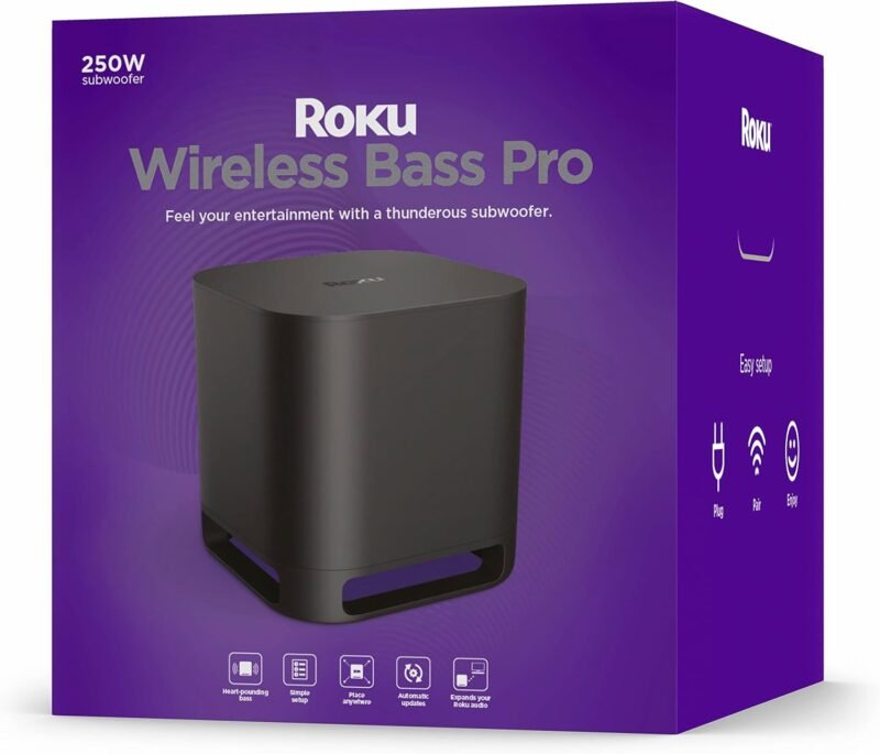 Unleash Deep Bass: A Review of the Roku 250W Peak Power Bass Pro 9201R2 Indoor Subwoofer