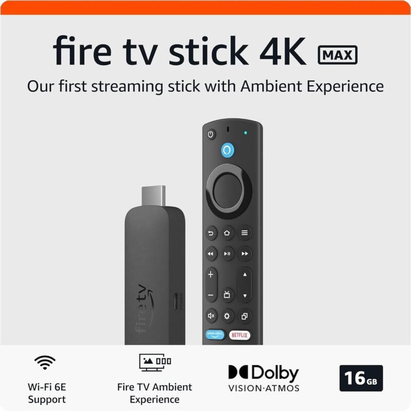Unleash Entertainment: A Review of the Like-New Amazon Fire TV Stick 4K Max!