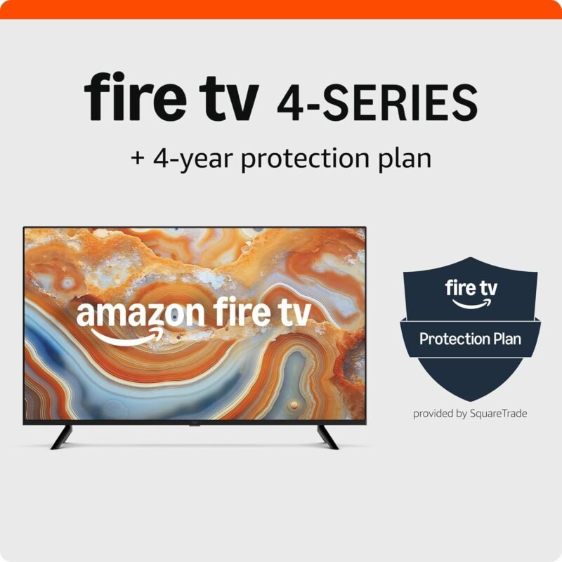 Unleash Entertainment: Review of the 50" Amazon Fire TV 4-Series with 4-Year Protection Plan