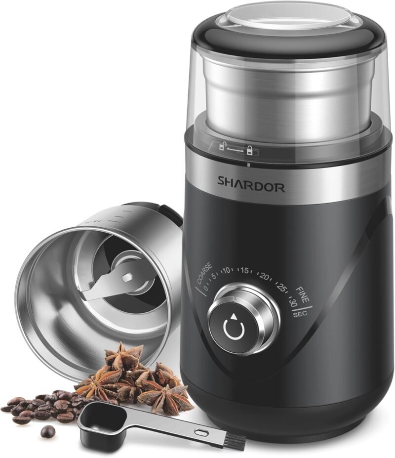 Unleash Flavor: The SHARDOR Electric Coffee & Spice Grinder Review