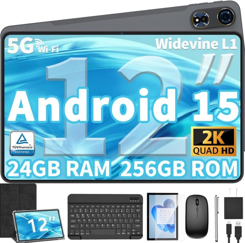Unleash Power and Performance: The 2025 Upgraded 12-Inch Android Tablet Review