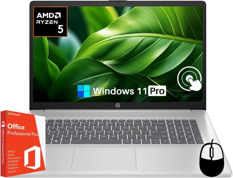 Unleash Power and Productivity: HP 17 Laptop Review with Touchscreen & Office Pro!