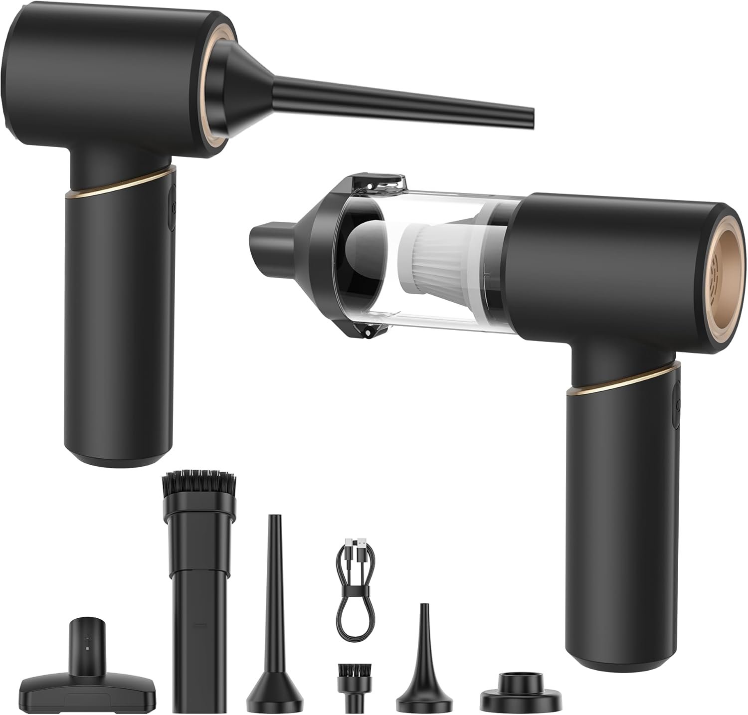 Unleash Power with the 4-in-1 Cordless Handheld Vacuum: Your Ultimate Dust-Busting Companion!