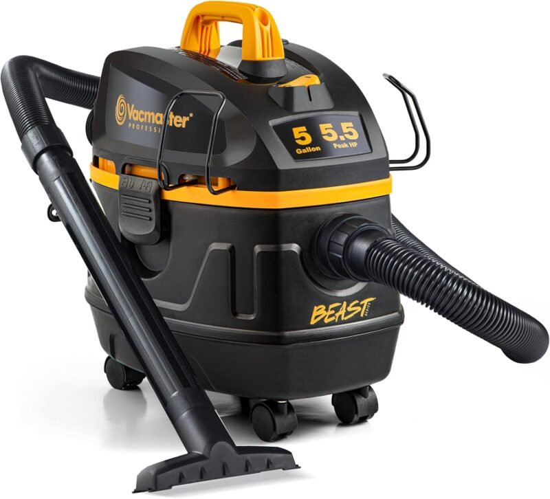 Unleash Power with the Vacmaster Professional Beast Series 5-Gallon Wet/Dry Vacuum