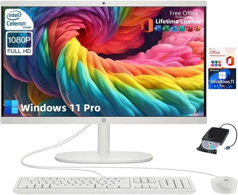 Unleash Productivity: HP 21.5" All-in-One Desktop Computer Review