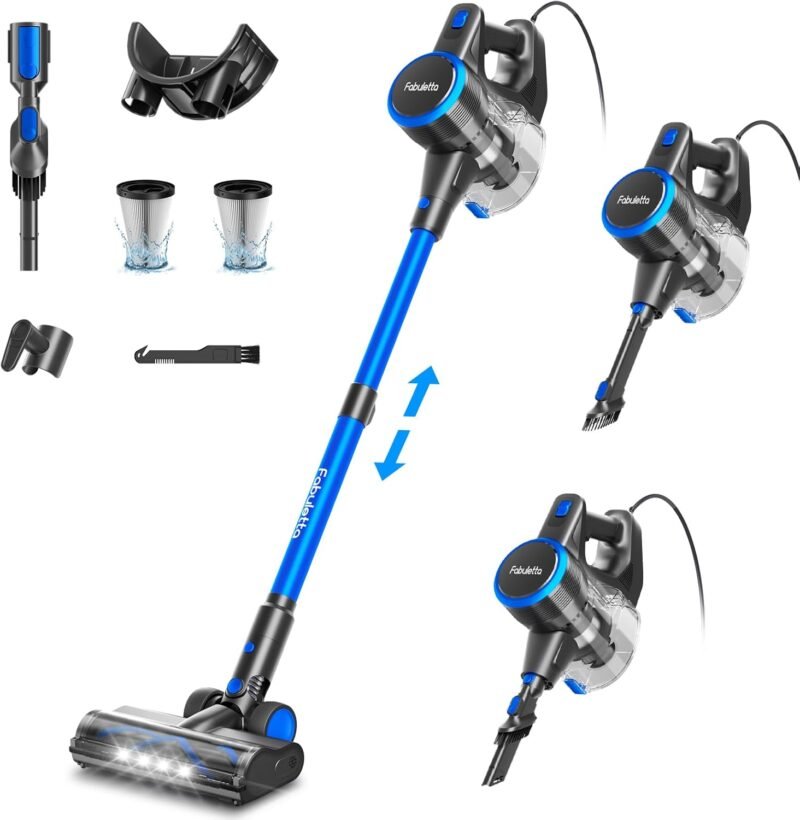 Unleash the Power: FABULETTA 650W Corded Stick Vacuum for Effortless Cleaning