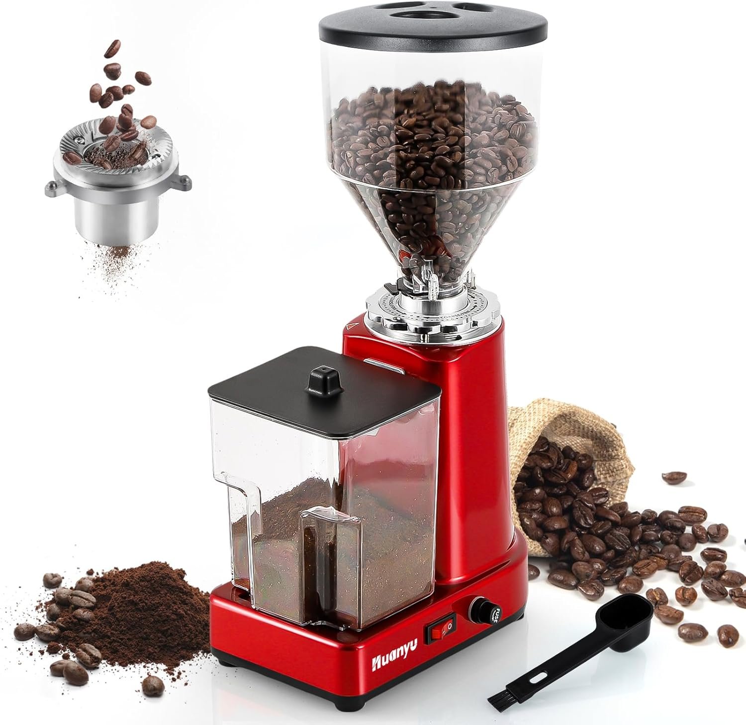 Unleash Your Coffee's Potential: A Review of the Huanyu Flat Burr Coffee Grinder