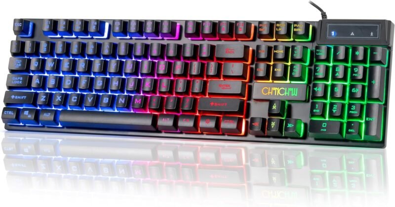 Unleash Your Game: CHONCHOW Wired Gaming Keyboard Review - Features, Performance & LED Magic