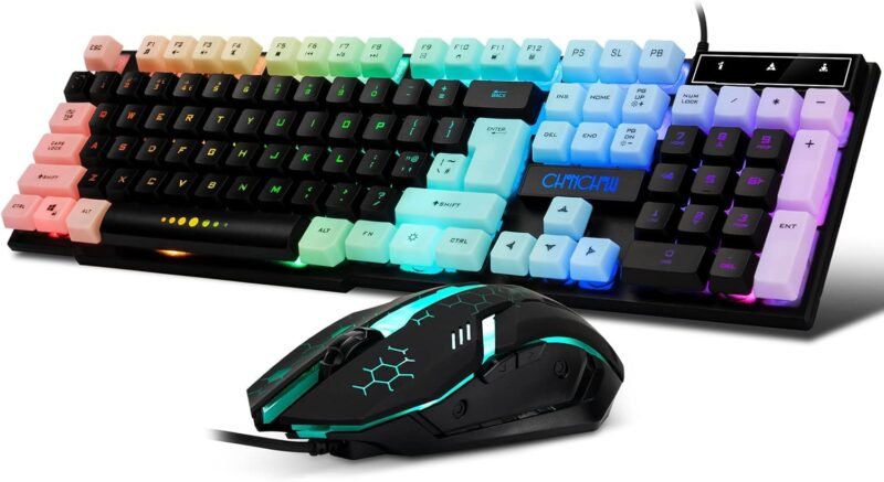 Unleash Your Gaming Potential: CHONCHOW RGB Keyboard and Mouse Combo Review!