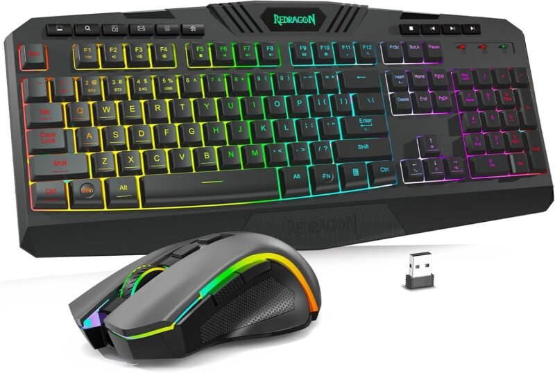 Unleash Your Gaming Potential: Redragon S101-PKS Wireless Keyboard & Mouse Review