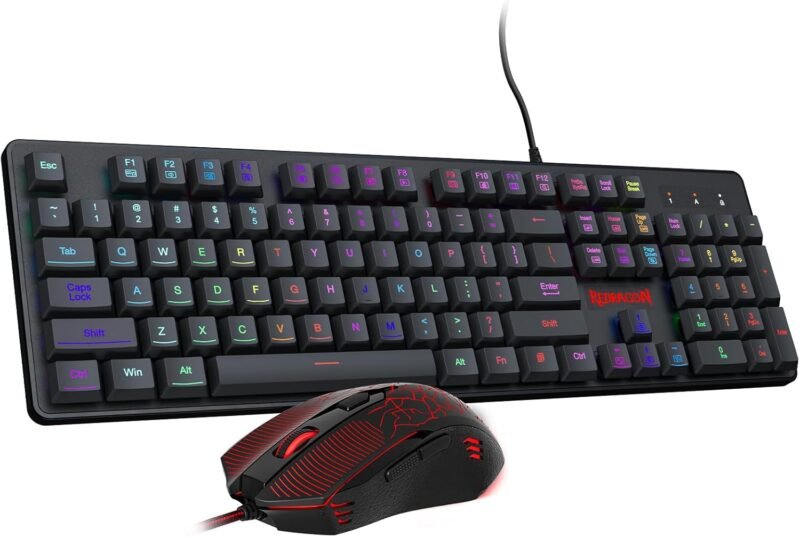 Unleash Your Gaming Potential: Redragon S107 Keyboard & Mouse Combo Review