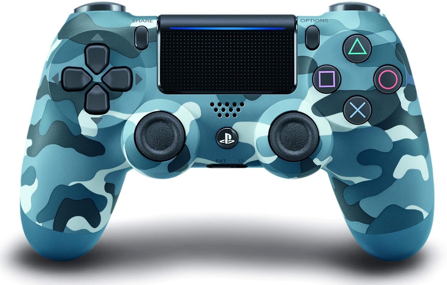 Unleash Your Gaming with the Renewed Blue Camouflage DualShock 4 Controller!