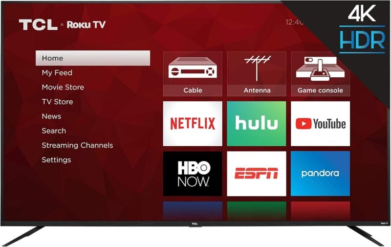 Unleashing Entertainment: A Review of the TCL 75S425 75 Inch 4K UHD HDR Smart Roku TV
